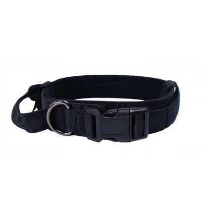 Στρατιωτικό τακτικό κολάρο σκύλου Ισχυρό λουρί κατοικίδιο ζώο Bungee Ανθεκτικά νάιλον κολάρα εκπαίδευσης για κατοικίδια με λαβή Μεγάλα σκυλιά γαλλικό μπουλντόγκ