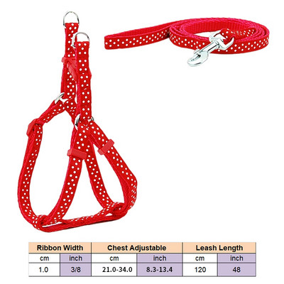 Ham pentru câini, cu inel în D, pentru pisici, cu curele din nailon, set de vestă și lesă, reglabil pentru cățeluș, pentru mers în aer liber, pentru alergare, pentru câini de talie mică, accesorii pentru animale de companie