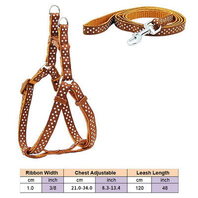 Ham pentru câini, cu inel în D, pentru pisici, cu curele din nailon, set de vestă și lesă, reglabil pentru cățeluș, pentru mers în aer liber, pentru alergare, pentru câini de talie mică, accesorii pentru animale de companie