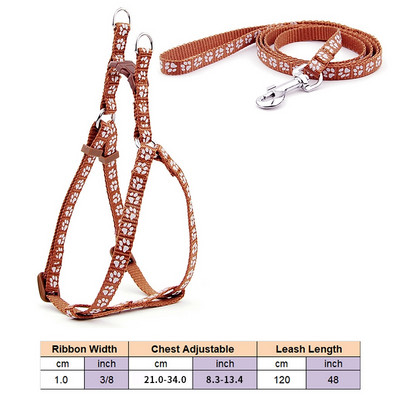 Ham pentru câini, cu inel în D, pentru pisici, cu curele din nailon, set de vestă și lesă, reglabil pentru cățeluș, pentru mers în aer liber, pentru alergare, pentru câini de talie mică, accesorii pentru animale de companie