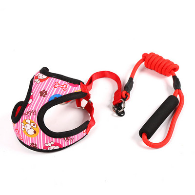 Λουρί σκύλου 1,2 m κολάρο σκύλου λουρί από νάιλον μόλυβδο σχοινιού με διχτυωτό λουρί για άνετη λαβή με επένδυση για μικρό μεσαίο σκύλο