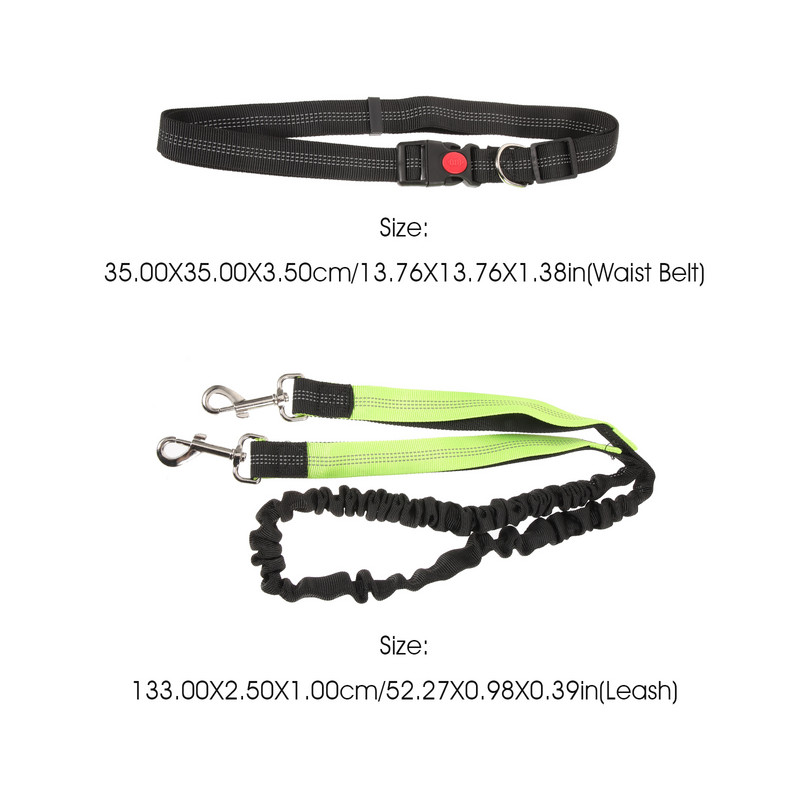 Cureaua pentru caine Lesa Funie de tractiune pentru animale de companie Plimbare Talie multifunctionala Alergare cu mainile libere