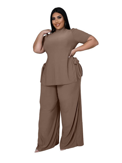 2-dielne sety Dámske nohavicové sety Plus Size Casual T-shirt and Nohavice Homewear Sets Sexy Outfits Veľkoobchodný predaj, hromadná dropshippingová doprava