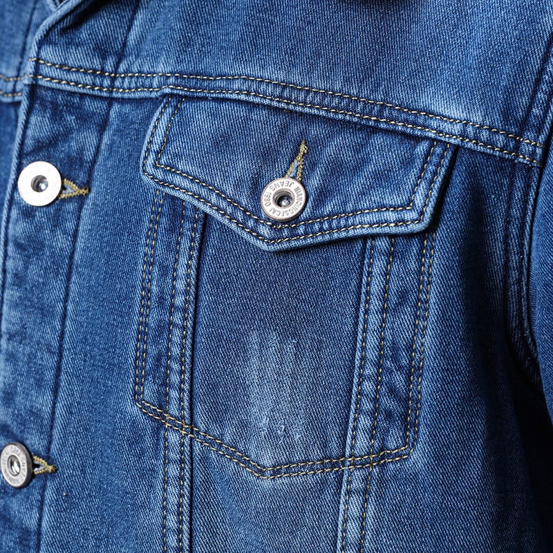 Mehed Tumesinine/Sinised Talvised teksajoped Ülerõivad Soojad teksamantlid Uued Meeste Suured Villane Vooder Paksemad Talvised Teksajakid