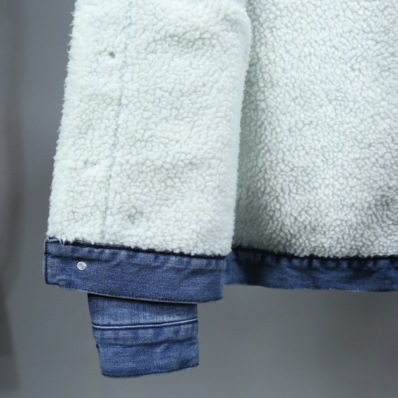 Jachetă de blugi pentru bărbați, de iarnă, 2020