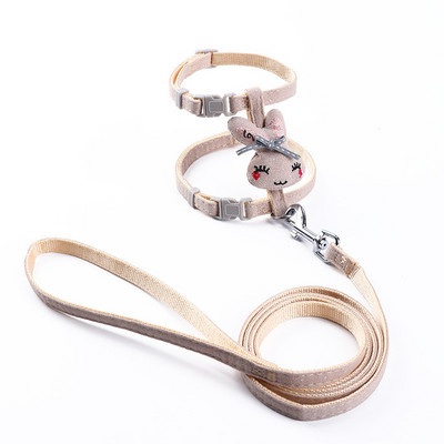 Γελοιογραφία λουρί κατοικίδιων ζώων Λουρί σκύλου Λουρί κουνελιού Λουρί σκύλου Λουρί γάτας Προμήθειες για κατοικίδια Σετ λουρί σκύλου και γιακά Σετ λουρί για κουτάβι Λουρί για γατάκι