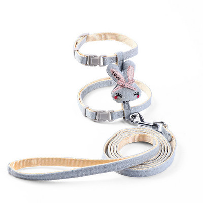 Γελοιογραφία λουρί κατοικίδιων ζώων Λουρί σκύλου Λουρί κουνελιού Λουρί σκύλου Λουρί γάτας Προμήθειες για κατοικίδια Σετ λουρί σκύλου και γιακά Σετ λουρί για κουτάβι Λουρί για γατάκι