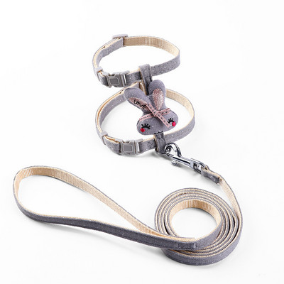 Γελοιογραφία λουρί κατοικίδιων ζώων Λουρί σκύλου Λουρί κουνελιού Λουρί σκύλου Λουρί γάτας Προμήθειες για κατοικίδια Σετ λουρί σκύλου και γιακά Σετ λουρί για κουτάβι Λουρί για γατάκι