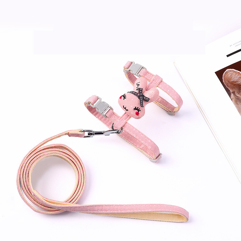 Γελοιογραφία λουρί κατοικίδιων ζώων Λουρί σκύλου Λουρί κουνελιού Λουρί σκύλου Λουρί γάτας Προμήθειες για κατοικίδια Σετ λουρί σκύλου και γιακά Σετ λουρί για κουτάβι Λουρί για γατάκι