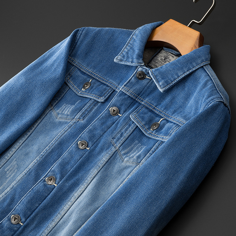 Ανδρικό τζιν μπουφάν Μοντέρνο χειμωνιάτικο ζεστό φλις παλτό Ανδρικά πιο χοντρά ρούχα Μόδα Τζιν μπουφάν Cowboy casual ρούχα Plus μέγεθος 8XL