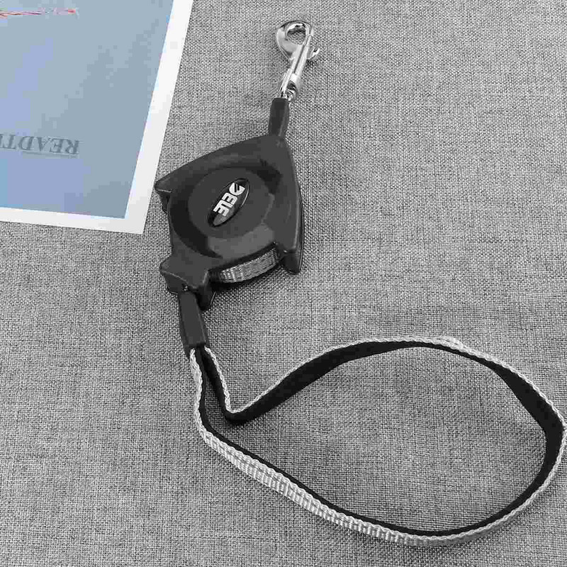 Pet Dog Puppy Cat Αυτόματο ανασυρόμενο λουρί σκύλου Τηλεσκοπική ζώνη έλξης με σχοινί Μέγεθος S (Μαύρο)