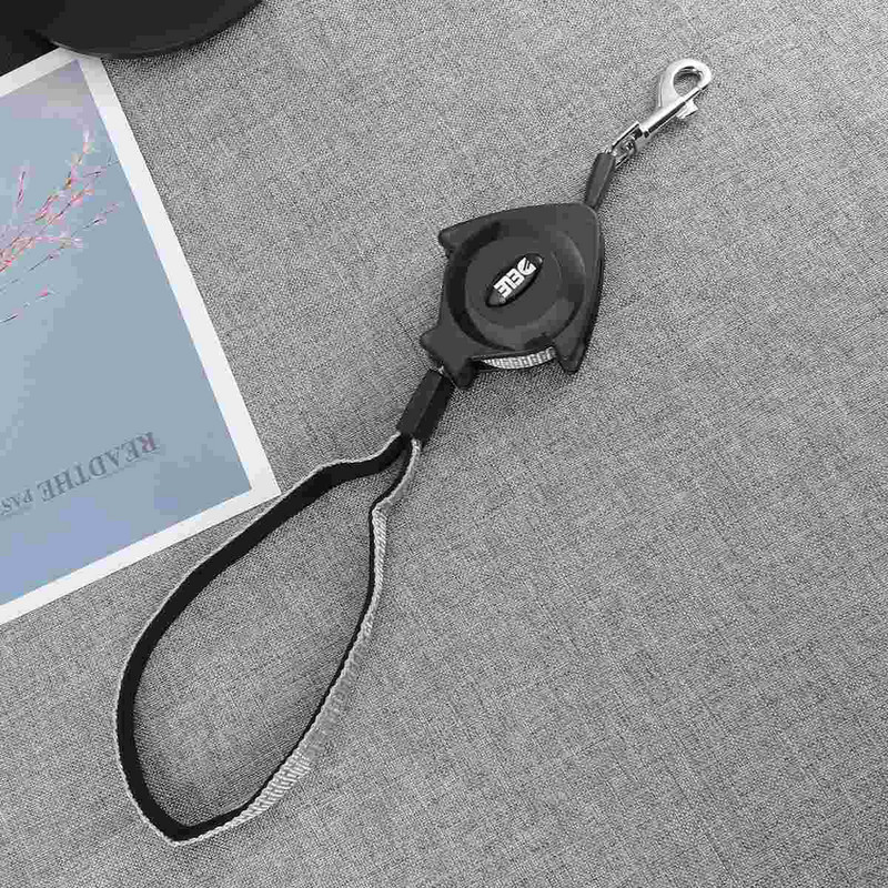 Pet Dog Puppy Cat Αυτόματο ανασυρόμενο λουρί σκύλου Τηλεσκοπική ζώνη έλξης με σχοινί Μέγεθος S (Μαύρο)