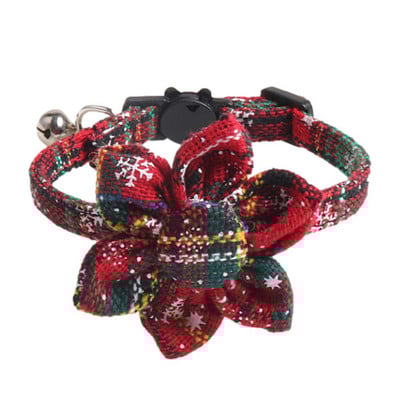 Koera kaelarihm Jõulupleed Lumehelbeke Elastne Reguleeritav Koerte Vibud Armsad Jõuluköörid Koera kaelarihm Lemmikkostüüm ürituste Pidudeks