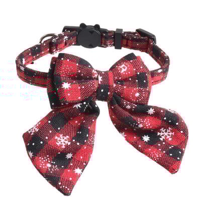 Koera kaelarihm Jõulupleed Lumehelbeke Elastne Reguleeritav Koerte Vibud Armsad Jõuluköörid Koera kaelarihm Lemmikkostüüm ürituste Pidudeks