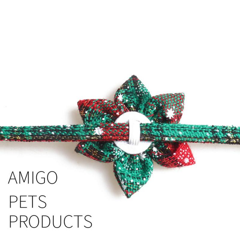 Koera kaelarihm Jõulupleed Lumehelbeke Elastne Reguleeritav Koerte Vibud Armsad Jõuluköörid Koera kaelarihm Lemmikkostüüm ürituste Pidudeks