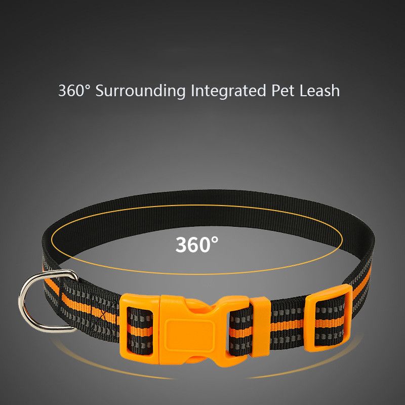 Peegeldav koera kaelarihm ja jalutusrihm nailonist koera kaelarihm, polsterdatud pehme neopreenist käepidemega, põhilised kaelarihmad väikestele ja keskmise suurusega koertele