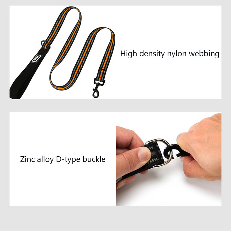 Peegeldav koera kaelarihm ja jalutusrihm nailonist koera kaelarihm, polsterdatud pehme neopreenist käepidemega, põhilised kaelarihmad väikestele ja keskmise suurusega koertele