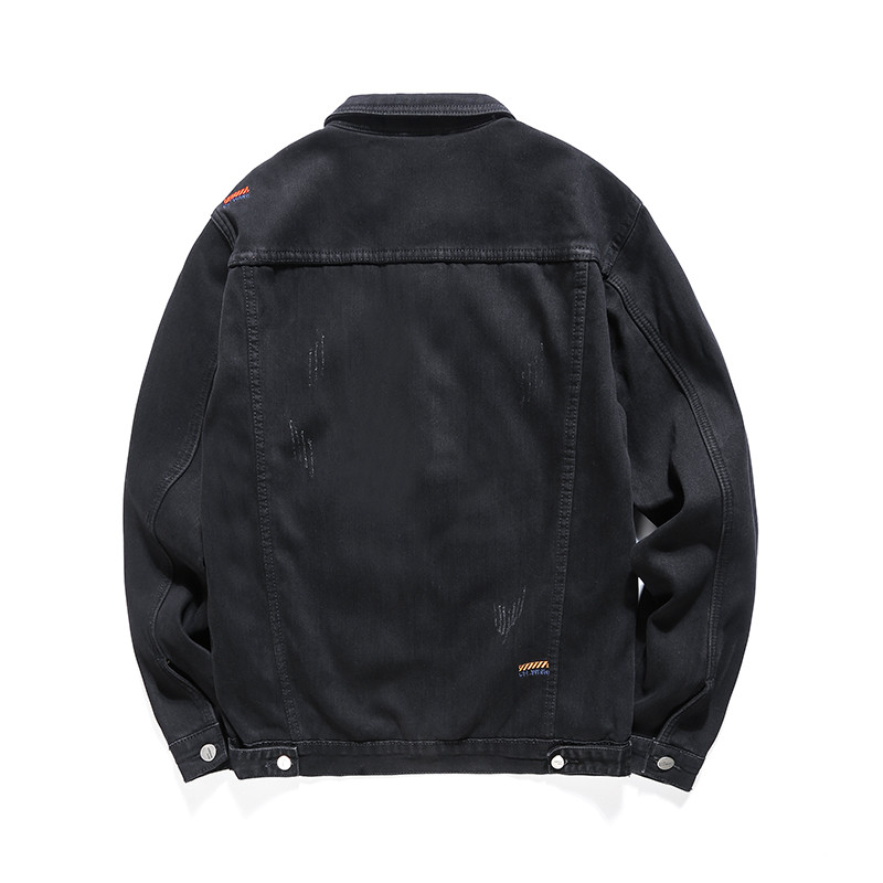 Talvine meeste trendikas mood soe paks jope mantel villane vooder tuulekindel tuulekindel teksajakk meessoost suur suurus M-8XL