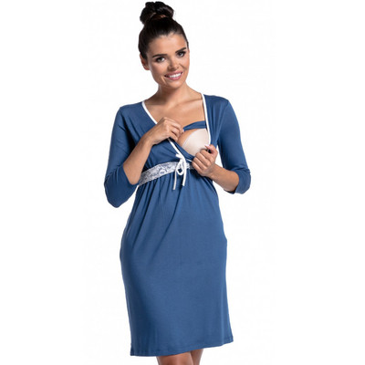 Πυτζάμες Νοσηλευτικής Δαντέλα V Λαιμού Νυχτικό Νυχτικό Γυναικείας Θηλασμού Νυχτικό Εγκυμοσύνης Μόδα εγκυμοσύνης Νυχτικά για εγκυμοσύνη