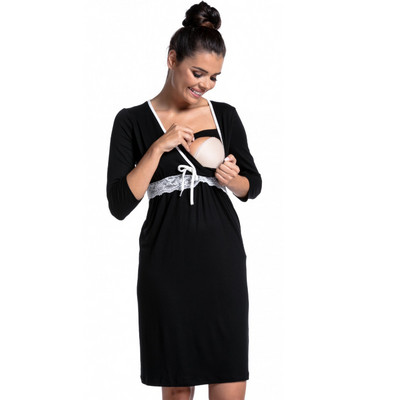 Πυτζάμες Νοσηλευτικής Δαντέλα V Λαιμού Νυχτικό Νυχτικό Γυναικείας Θηλασμού Νυχτικό Εγκυμοσύνης Μόδα εγκυμοσύνης Νυχτικά για εγκυμοσύνη