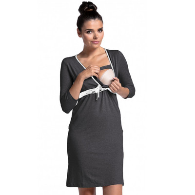 Πυτζάμες Νοσηλευτικής Δαντέλα V Λαιμού Νυχτικό Νυχτικό Γυναικείας Θηλασμού Νυχτικό Εγκυμοσύνης Μόδα εγκυμοσύνης Νυχτικά για εγκυμοσύνη