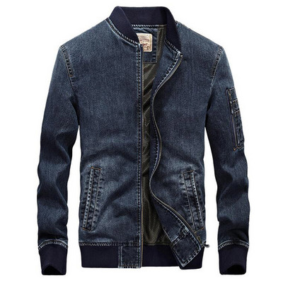 Ανδρικό τζιν μπουφάν ολοκαίνουργιο fashion bomber τζιν μπουφάν ανδρικό casual καουμπόικο κεντημένο 4XL παλτό streetwear ανδρικά ρούχα chaqueta