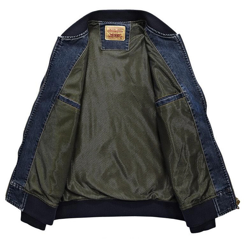 Ανδρικό τζιν μπουφάν ολοκαίνουργιο fashion bomber τζιν μπουφάν ανδρικό casual καουμπόικο κεντημένο 4XL παλτό streetwear ανδρικά ρούχα chaqueta