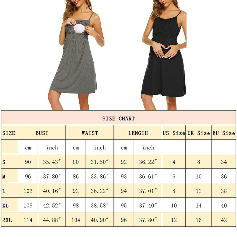 Γυναικείο νυχτικό νοσηλείας Φόρεμα μητρότητας Θηλασμός Νοσοκομειακή τουαλέτα Full Slips Sleepwear Nursing Sleepshirt Set χειμερινό πιτζάμα