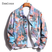 2023. aasta uus kevad Meeste moodne lips, kuivtrükiga teksajakid, meeste moto- ja mootorratturi teksajakk Seksikas taskudisain Teksad Ülerõivad