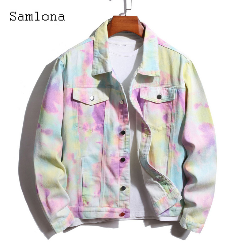 2023. aasta uus kevad Meeste moodne lips, kuivtrükiga teksajakid, meeste moto- ja mootorratturi teksajakk Seksikas taskudisain Teksad Ülerõivad