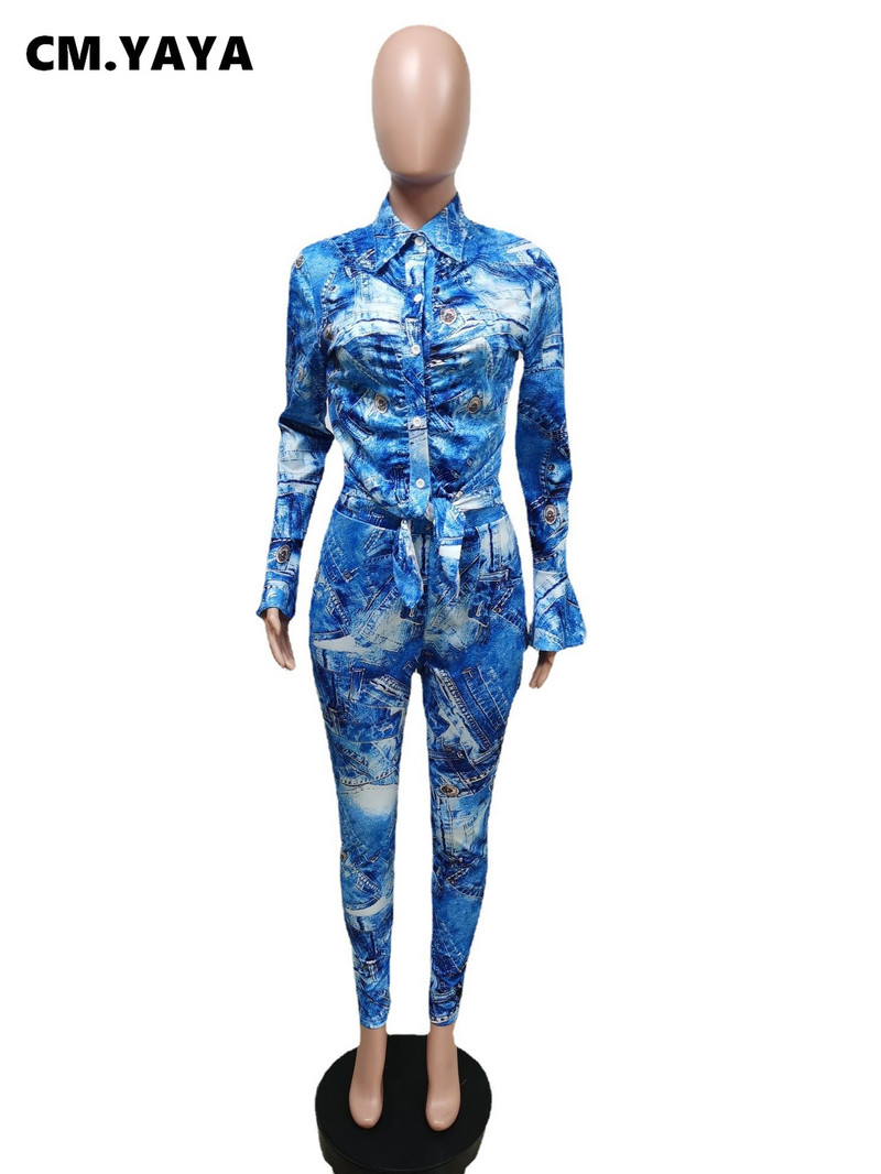 CM.YAYA naiste komplekt, täisvarrukas, pluss suurus Ühekordsed pliiatspüksid, kaks 2-osalist komplekti, suvine kontorirõivad