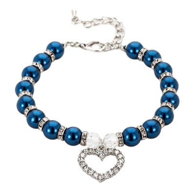 Imitatsioonpärli armas koera kaelakee lemmiklooma kaelarihm Aksessuaarid ehted kaelakett väikestele koertele suured koera kassid 5 värvi