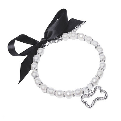 Imitatsioonpärli armas koera kaelakee lemmiklooma kaelarihm Aksessuaarid ehted kaelakett väikestele koertele suured koera kassid 5 värvi