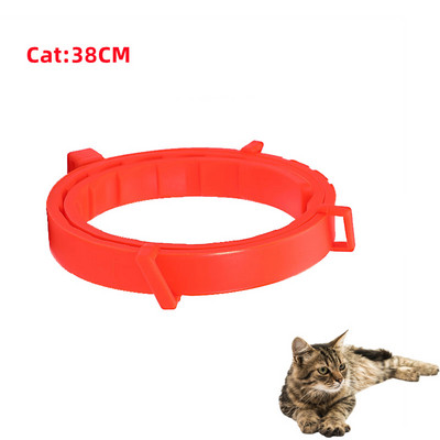 Uued 38/70 cm lemmikloomade kirbuvastased puugid parasiidivastased kassidele kaelarihmad koera kaitse Sissetõmmatavad kaelarihmad kutsikale kassile suurtele koertele Aksessuaar