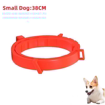 Uued 38/70 cm lemmikloomade kirbuvastased puugid parasiidivastased kassidele kaelarihmad koera kaitse Sissetõmmatavad kaelarihmad kutsikale kassile suurtele koertele Aksessuaar