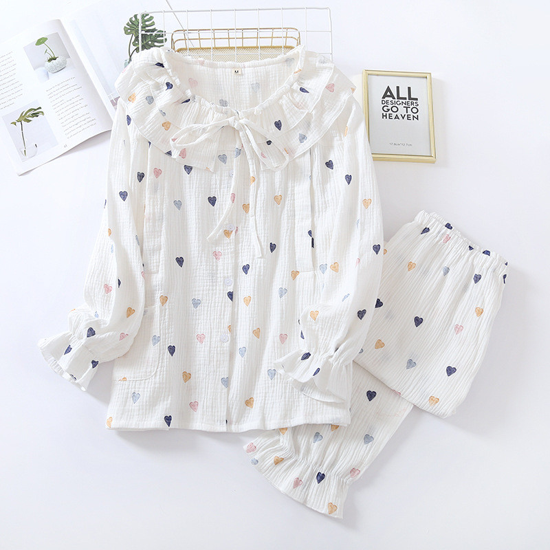 Fdfklak Sügismood Rasedate rõivaste komplektid Pikkade varrukatega magamisriided Imetavad Pidžaamad Rasedatele 2 tk/komplekt