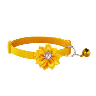 Κολάρο για σκύλους μόδας λουλούδι με πολύχρωμο μοτίβο Χαριτωμένα ρυθμιζόμενα περιλαίμια για γάτες σκυλιών Αξεσουάρ κατοικίδιων για κουτάβι DIY