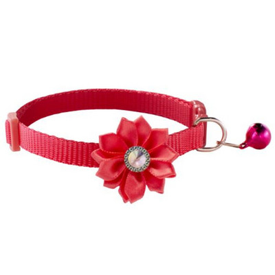 Κολάρο για σκύλους μόδας λουλούδι με πολύχρωμο μοτίβο Χαριτωμένα ρυθμιζόμενα περιλαίμια για γάτες σκυλιών Αξεσουάρ κατοικίδιων για κουτάβι DIY