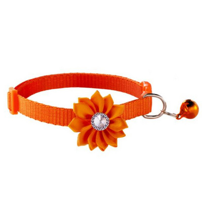 Κολάρο για σκύλους μόδας λουλούδι με πολύχρωμο μοτίβο Χαριτωμένα ρυθμιζόμενα περιλαίμια για γάτες σκυλιών Αξεσουάρ κατοικίδιων για κουτάβι DIY