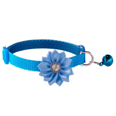 Κολάρο για σκύλους μόδας λουλούδι με πολύχρωμο μοτίβο Χαριτωμένα ρυθμιζόμενα περιλαίμια για γάτες σκυλιών Αξεσουάρ κατοικίδιων για κουτάβι DIY