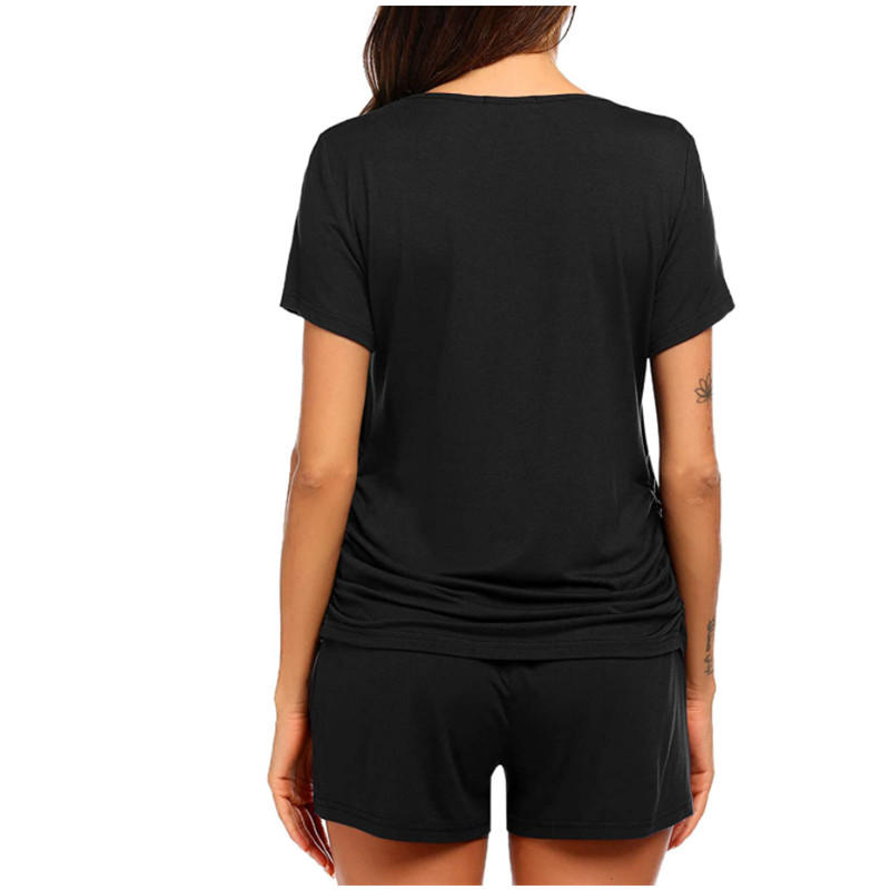 Nėščiųjų slaugos pižamos ligoninei komplektas trumpomis rankovėmis Nėštumo žindymo pižamos Hamile Pijama Naktiniai drabužiai nėščiosioms D0011