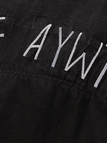 Mafokuwz High Street Denim Jacket Унисекс Cool Vandalism Patchwork яке Мъжко извънгабаритно работно облекло Пънк ниша Американско дънково палто