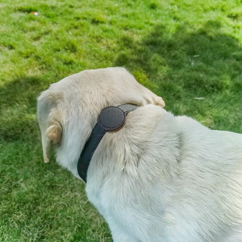 За Apple Airtag Protective Tracker Водоустойчив Pet Dog Anti-lost Positioning Silicone PU Collar Anti-lost Pet Cat Dog Collar