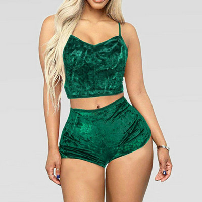 Mood naised 2tk sametist magamisriided Seksikad spagetirihmad sametpüksid pidžaamakomplekt Naiste magamisriided naiste pidžaama peokomplekt