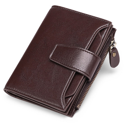 SENDEFN vabaaja naiste rahakott RFID-d blokeeriv lühike multifunktsionaalne suure mahutavusega tõmblukuga rahakott rahakott 5191