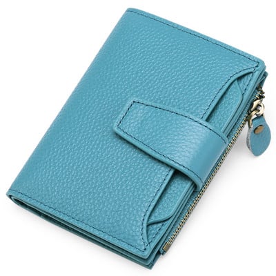 SENDEFN vabaaja naiste rahakott RFID-d blokeeriv lühike multifunktsionaalne suure mahutavusega tõmblukuga rahakott rahakott 5191