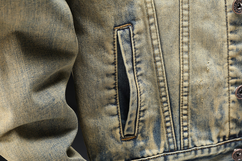 Pánske bavlnené džínsové bundy v čínskom štýle s vyšívaným vintage žeriavom, streetwear, ležérne, štíhle, hip hopové džínsové bundy, kabát, veľkosť 5XL, 6XL