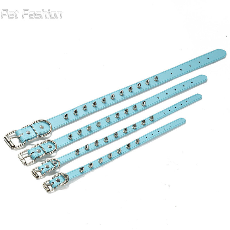 Harfi naastidega nahast koerte kaelarihmad Pu väikestele ja keskmistele suurtele koertele Lemmiklooma kaelarihm Needid hammustusevastased lemmikloomatooted Kaelarihm