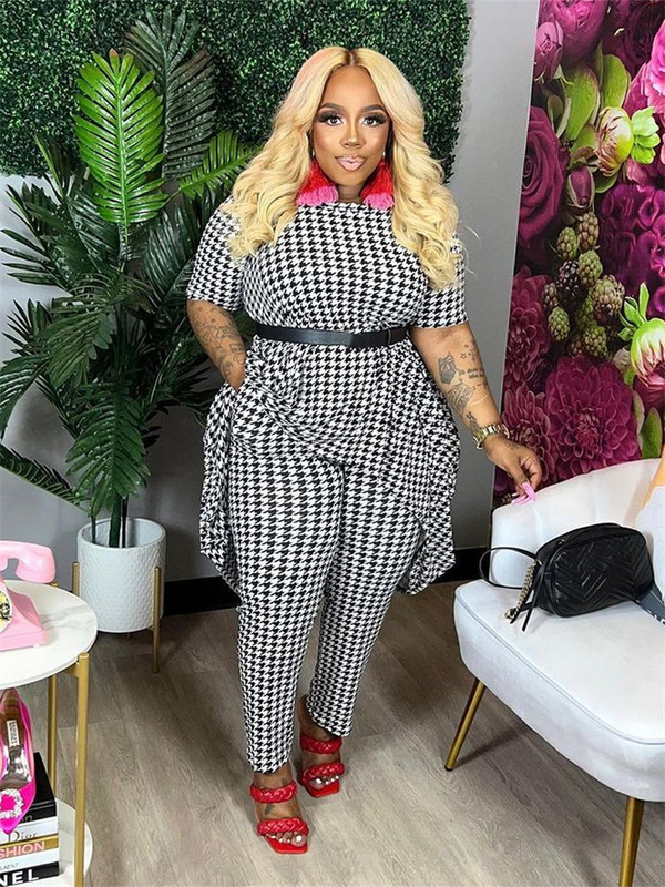 Suures suuruses kaheosalised suverõivad Naiste riided, pikad retuusid, sobivad komplektid, hulgimüük Dropshippi 3xl 4xl 5xl 6xl