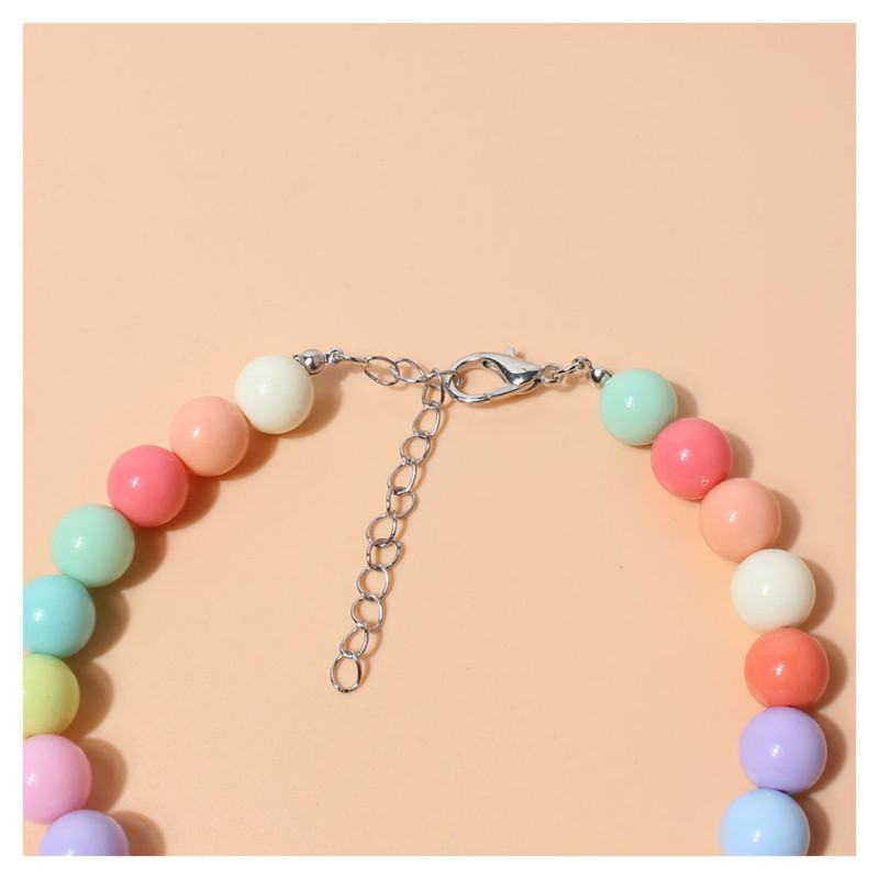 Animal de companie câine culoare bomboane colier perle guler ornament pentru femela câine pisică mic mediu animal de companie cățeluș teddy accesorii bijuterii